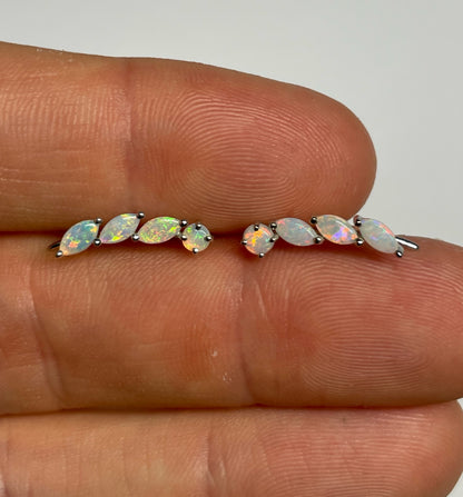 Celestial Climber Earrings - Sterling Silver