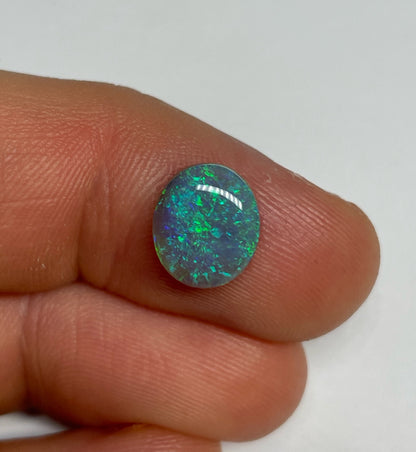 2.4ct Lightning Ridge Black Opal