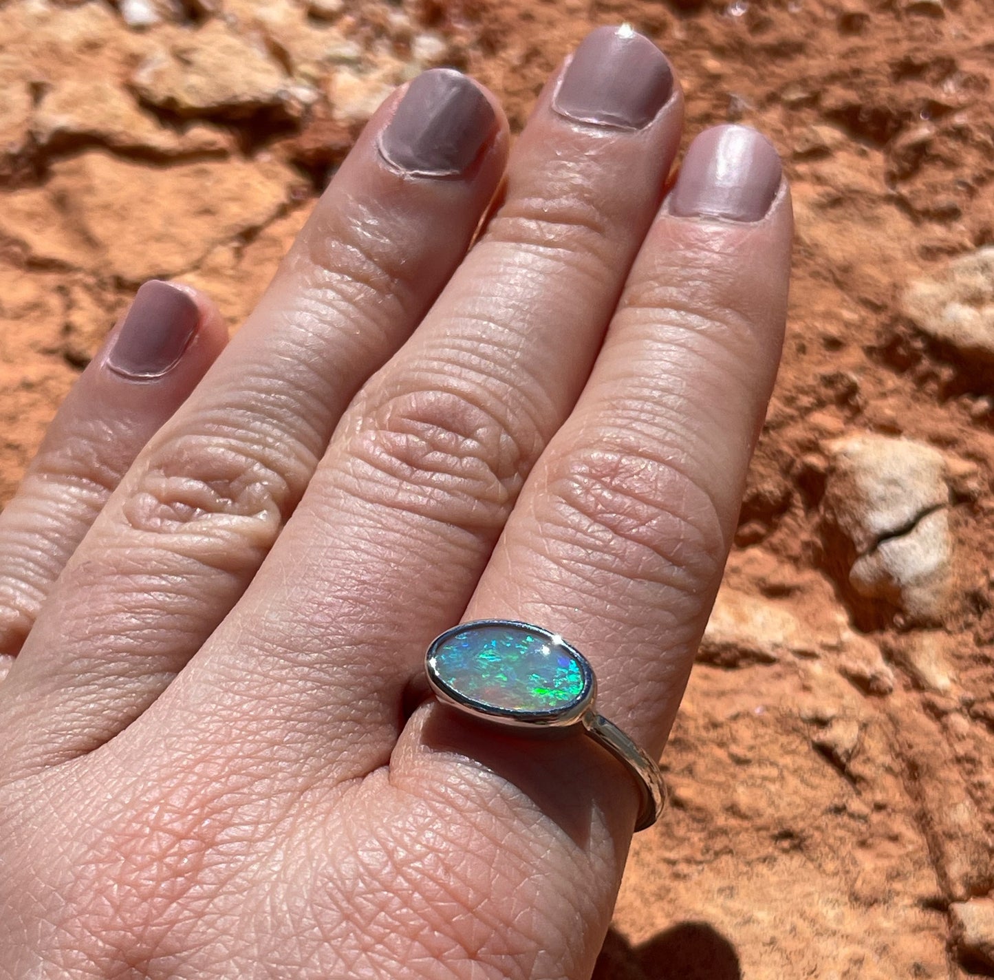 Mataranka Ring - size 8.5, Q 3/4