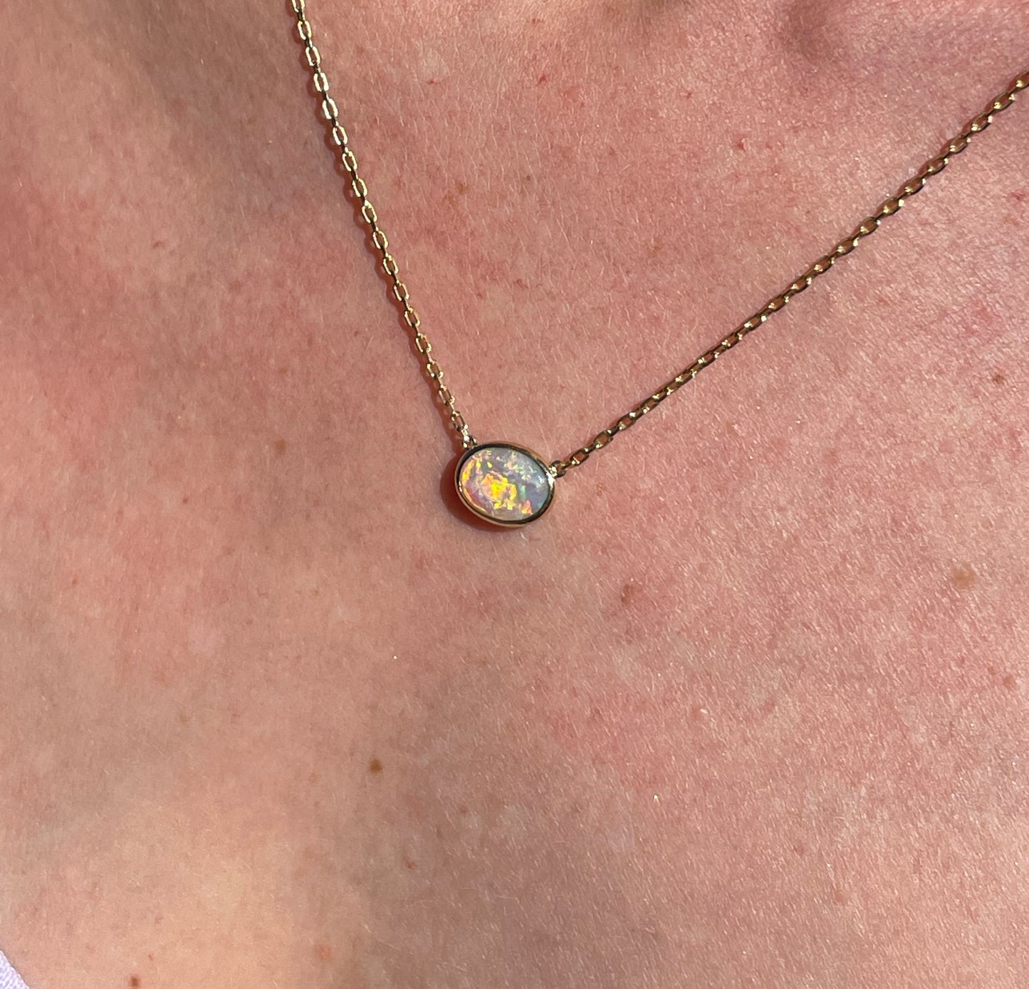 Painted Desert Necklace - 9k gold