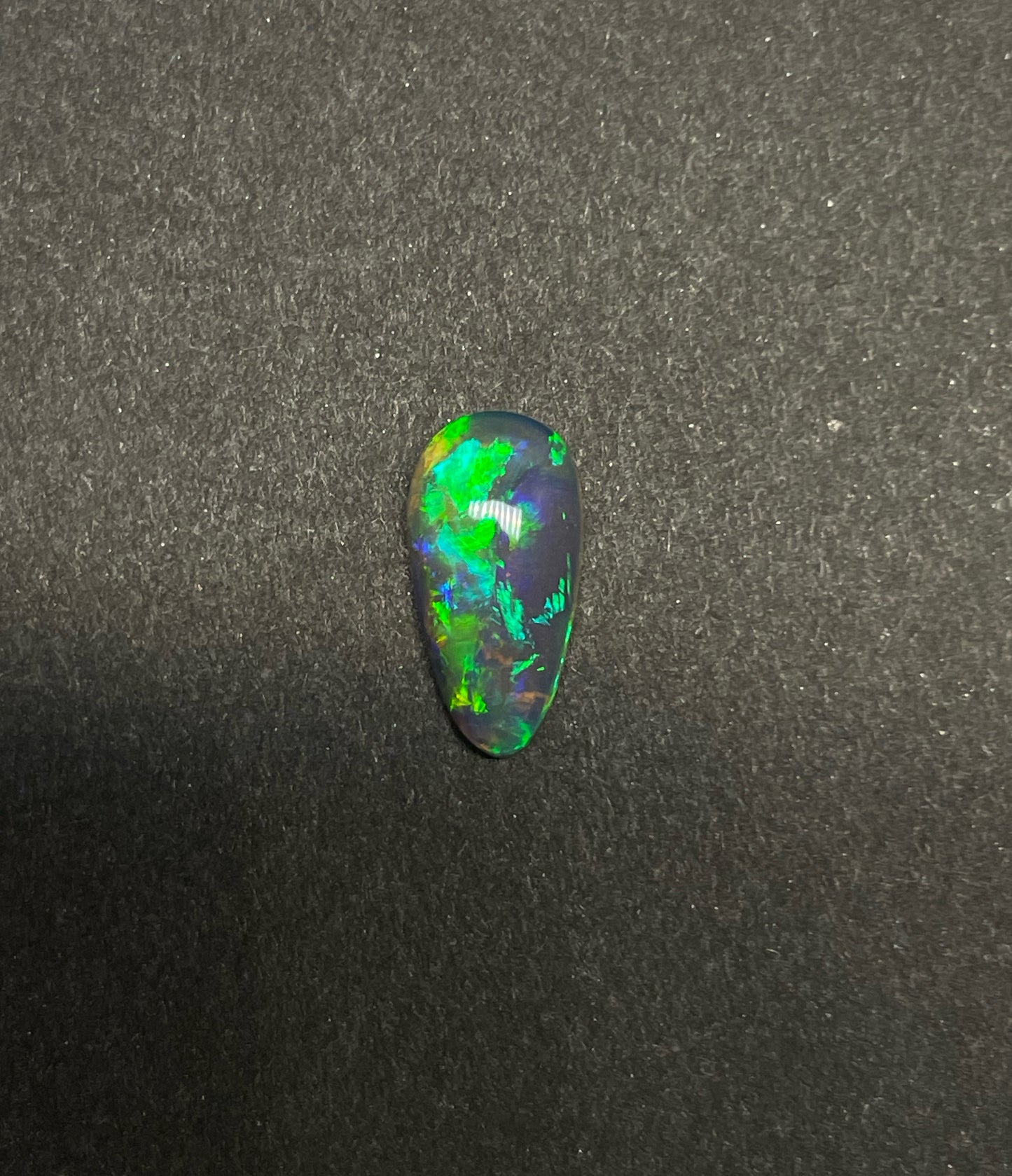 1.6ct Lightning Ridge Black Crystal Opal