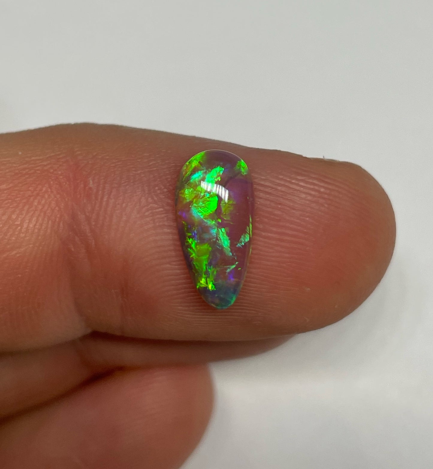 1.6ct Lightning Ridge Black Crystal Opal