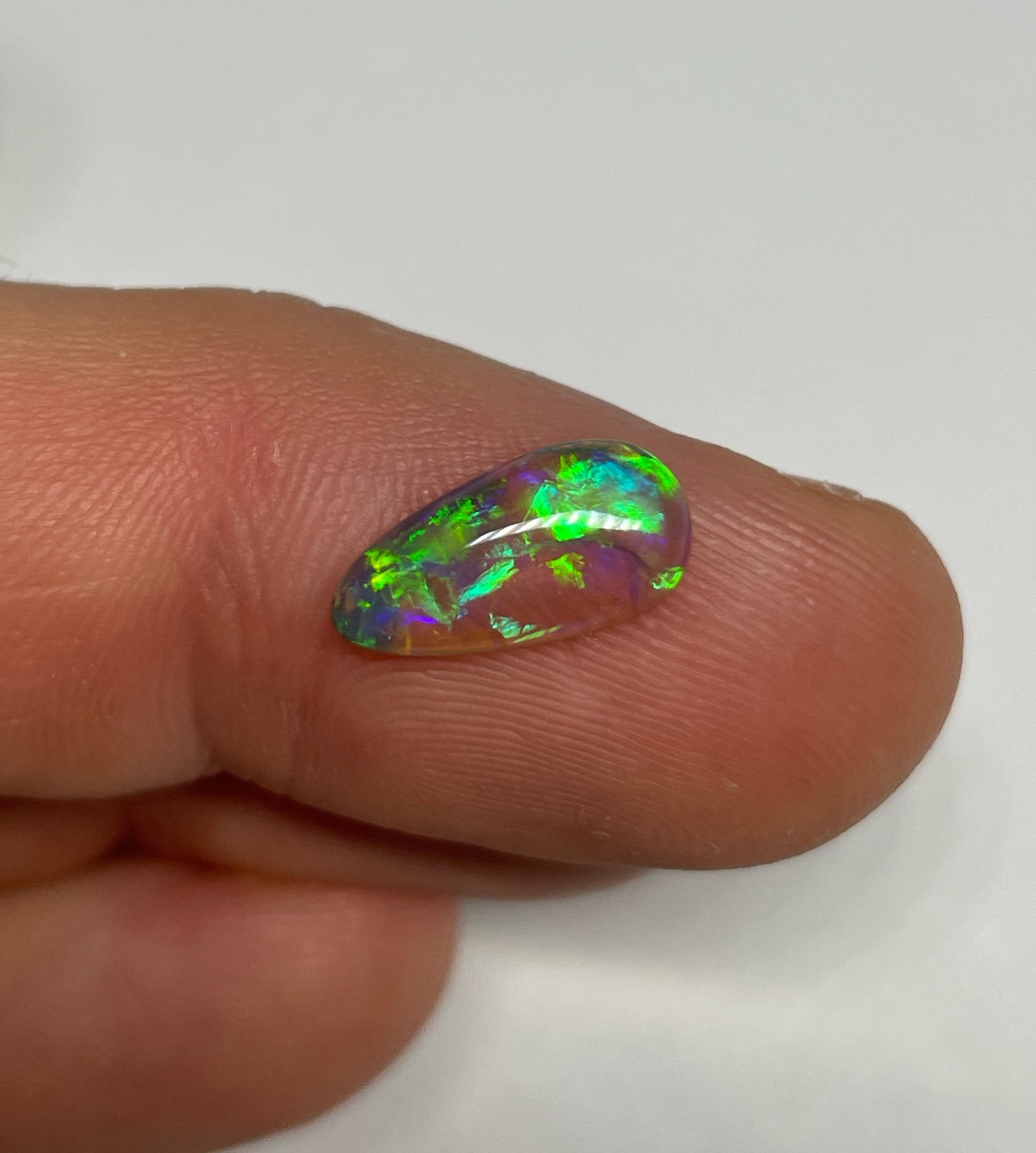 1.6ct Lightning Ridge Black Crystal Opal