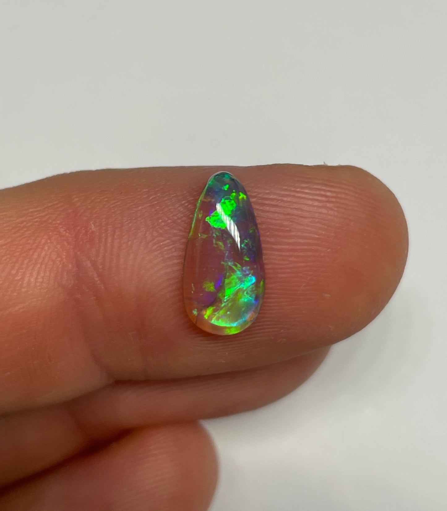 1.6ct Lightning Ridge Black Crystal Opal