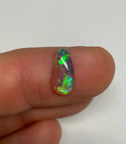 1.6ct Lightning Ridge Black Crystal Opal