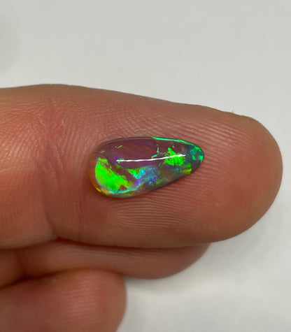 1.6ct Lightning Ridge Black Crystal Opal