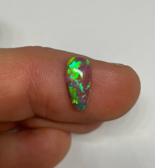 1.6ct Lightning Ridge Black Crystal Opal