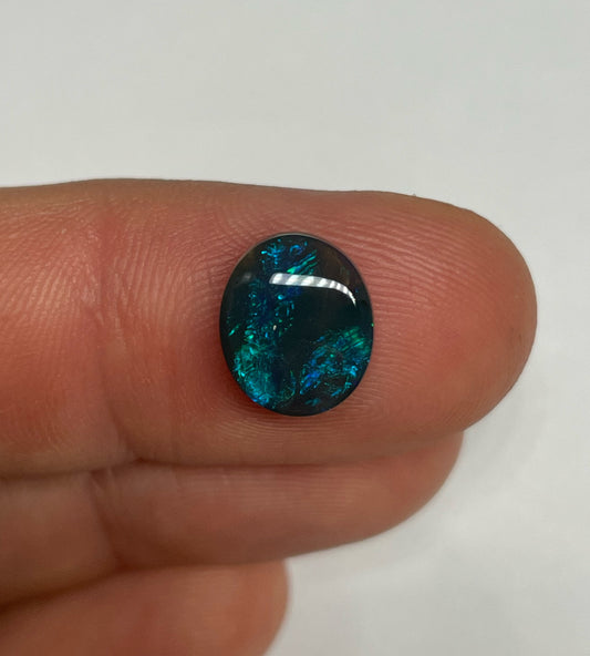 2.7ct Lightning Ridge Black Opal