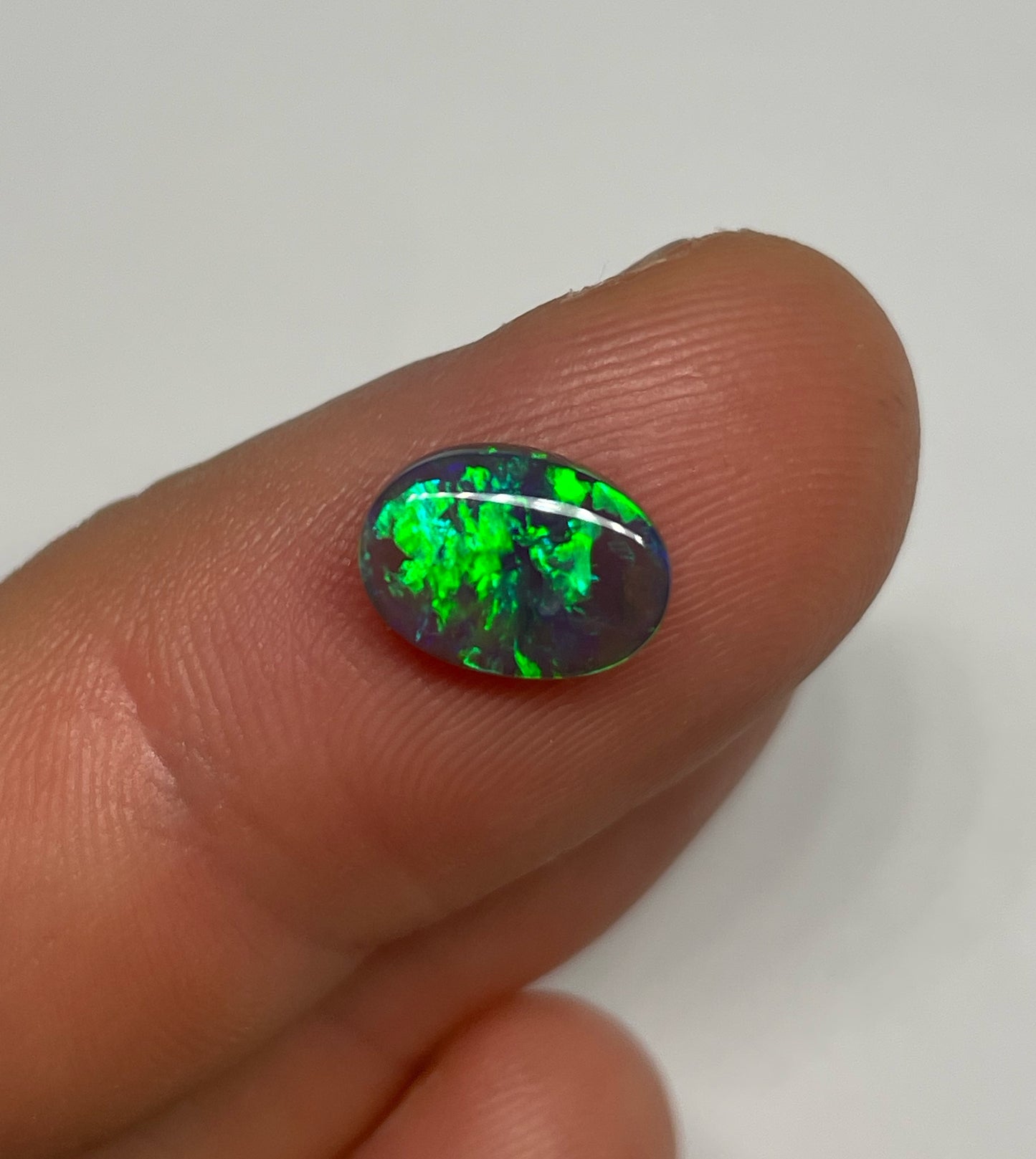 1.6ct Lightning Ridge Black Crystal Opal