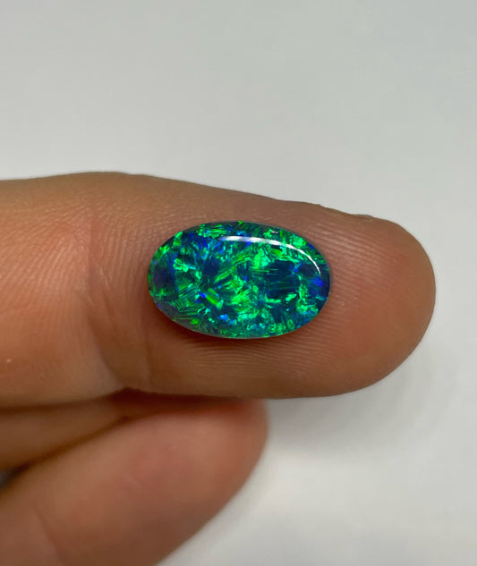 3.9ct Lightning Ridge Black Opal