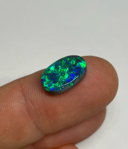3.9ct Lightning Ridge Black Opal
