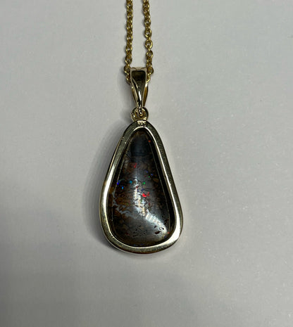 Pink Sky Delight Pendant - 14k Gold