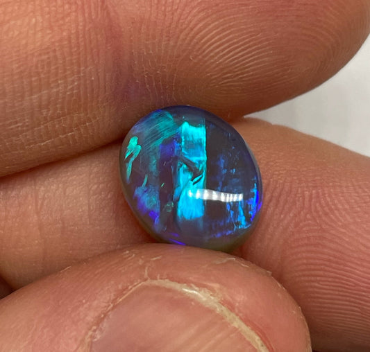 5.4ct Lightning Ridge Black Crystal Opal