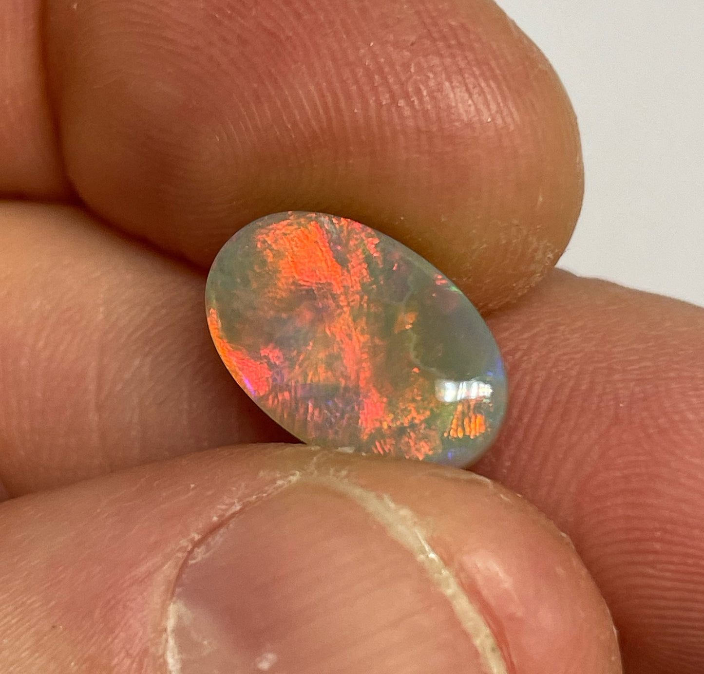 2.5ct Mintabie Double-Sided Dark Opal