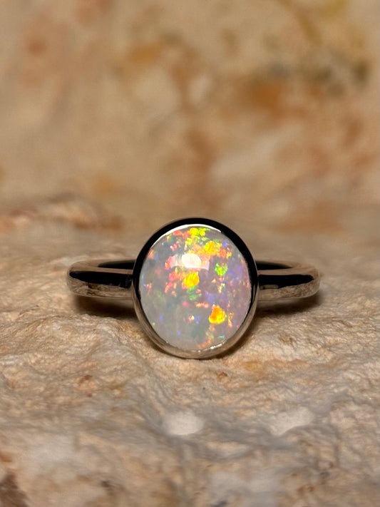 Cockatoo Ring - Sterling Silver, Size 6.75, N