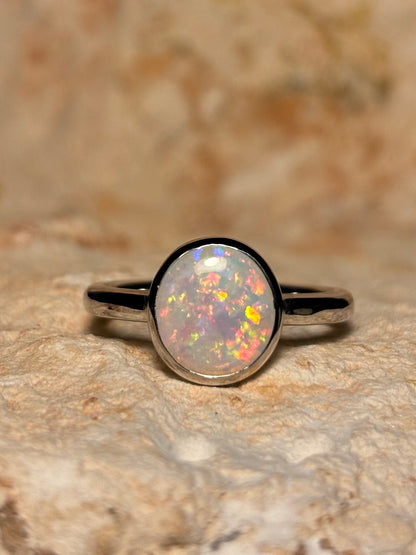 Cockatoo Ring - Sterling Silver, Size 6.75, N