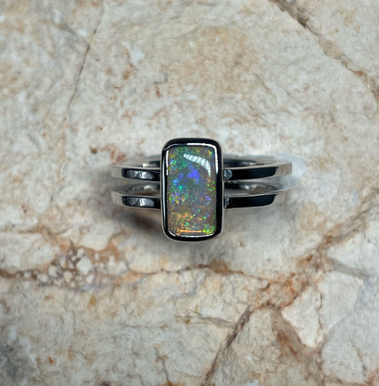 Purple Haze Ring - Sterling Silver, Size 6.25, M