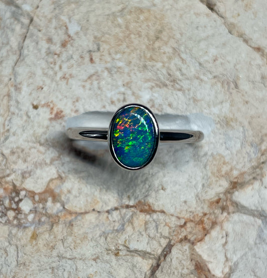 Cute & Dainty Ring - Sterling Silver, Size 5, J 1/2
