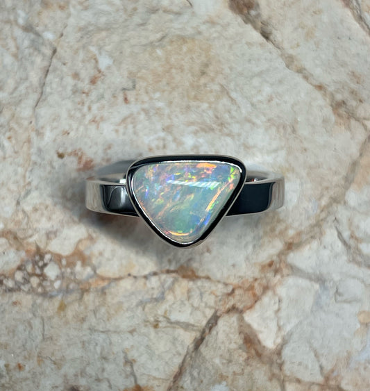 Pastel Flair Ring - Sterling Silver, Size 9, R 1/2