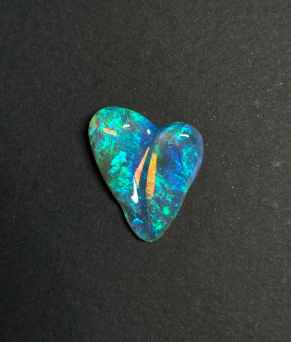 9ct Lightning Ridge Black Crystal Opal