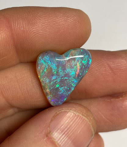 9ct Lightning Ridge Black Crystal Opal