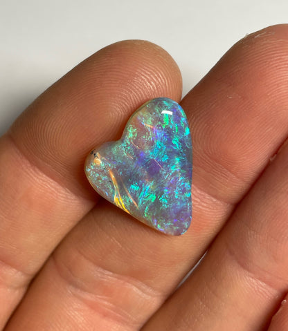 9ct Lightning Ridge Black Crystal Opal