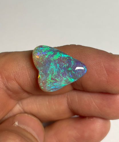 9ct Lightning Ridge Black Crystal Opal