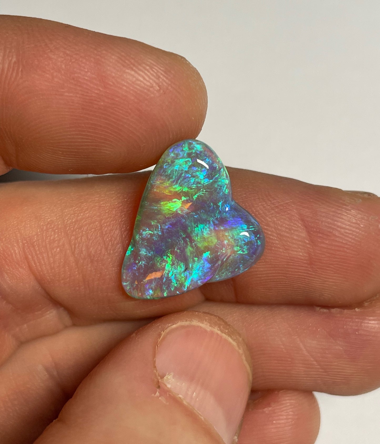 9ct Lightning Ridge Black Crystal Opal