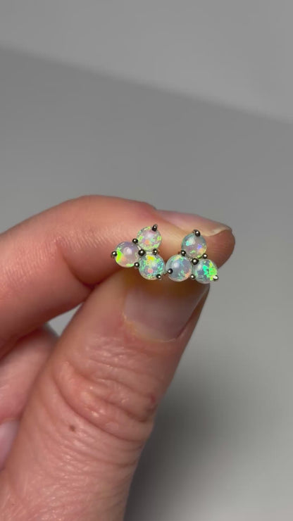 Ocean Trio Earrings - 9k