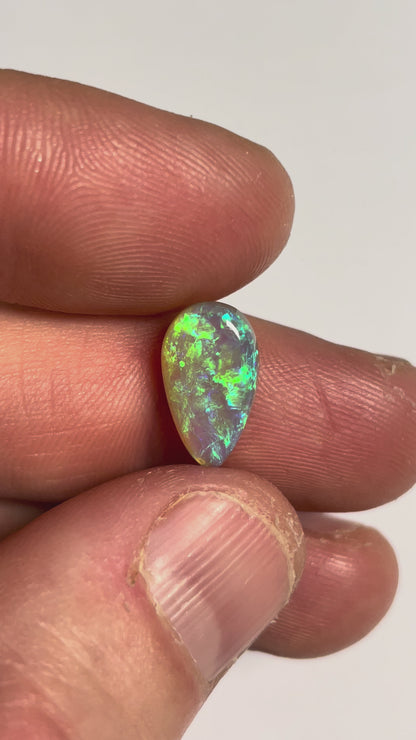 3.4ct Lightning Ridge Crystal Opal