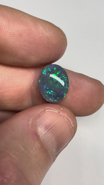 4.1ct Lightning Ridge Black Opal