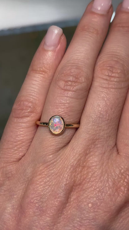 Pink Paradise Ring - 14k, Size 5, K