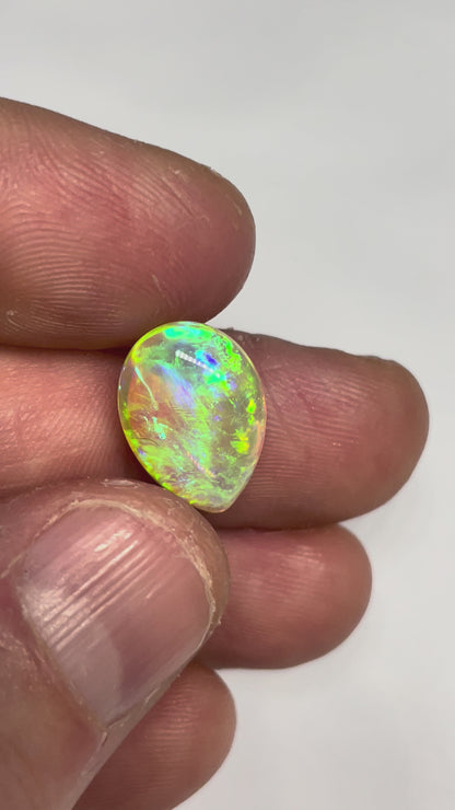 6.3ct Lightning Ridge Crystal Opal