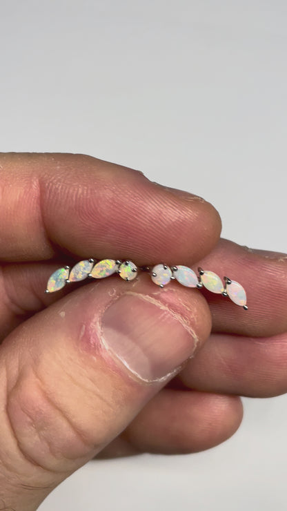 Celestial Climber Earrings - Sterling Silver