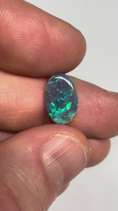 2.1ct Lightning Ridge Black Opal