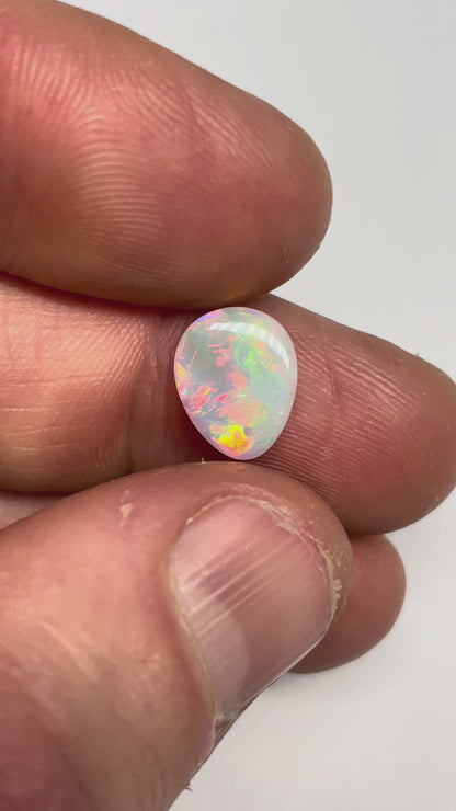 1.5ct Coober Pedy White Crystal Opal