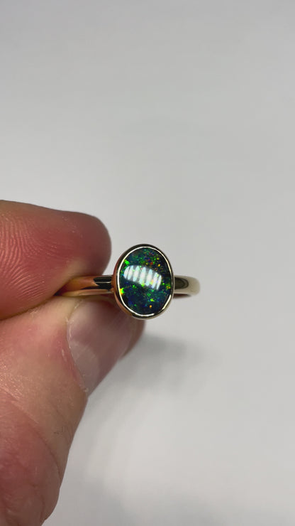Starry Night Ring - 14k Size 6.75, N