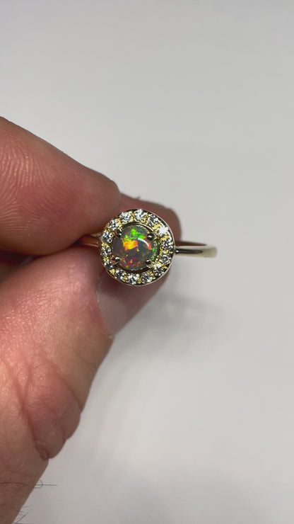 Eternal Halo Ring - 14k Size 7, O