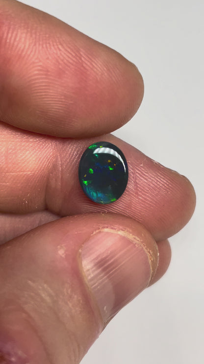 2.3ct Lightning Ridge Black Opal