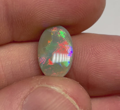 2.5ct Mintabie Double-Sided Dark Opal