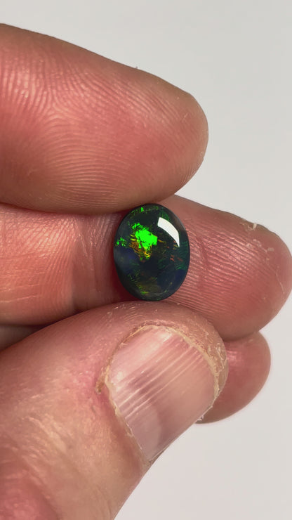 1.7ct Lightning Ridge Black Opal