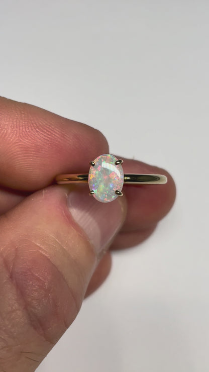 Strawberry Fields Ring - 9K Size 9, S