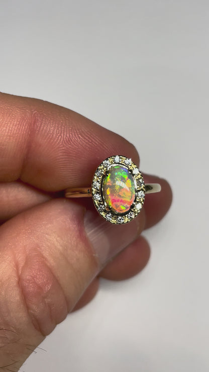 Vow of Fire Ring - 14k Size 6.5, M