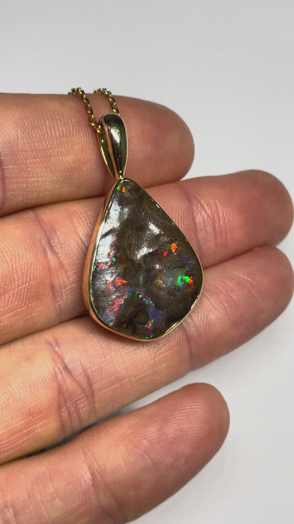 Outback Ember Pendant - 9k