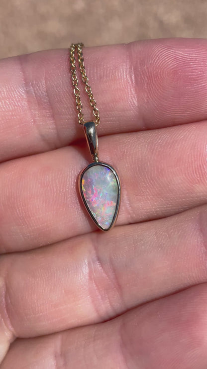 Double Vision Pendant - 14k