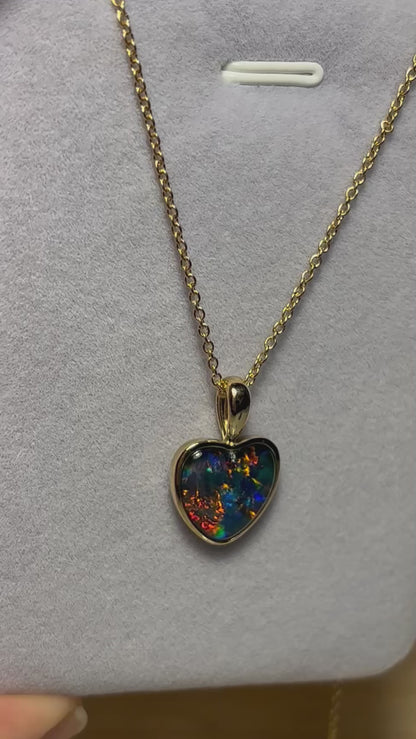 Heart of Gold Pendant - 9k