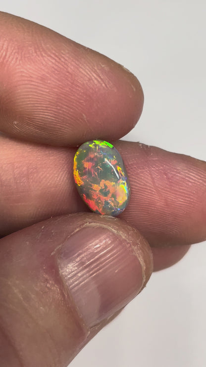 4ct Lightning Ridge Dark Opal