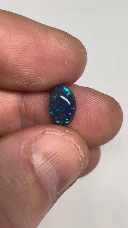 2.4ct Lightning Ridge Black Opal