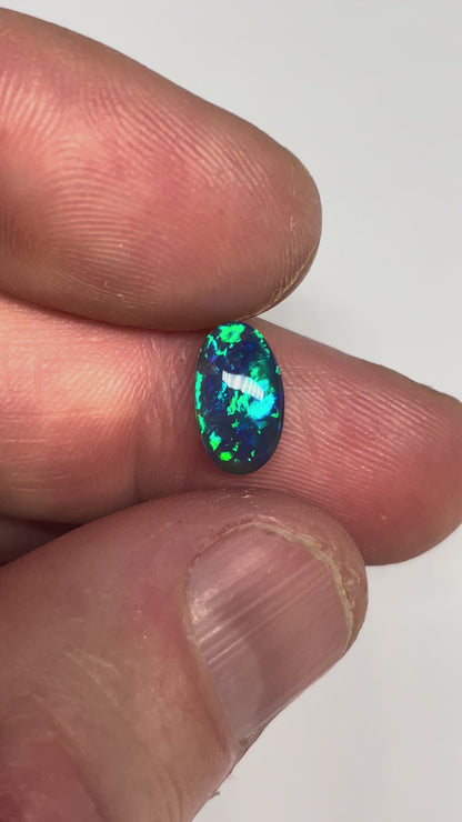 2.3ct Lightning Ridge Black Opal