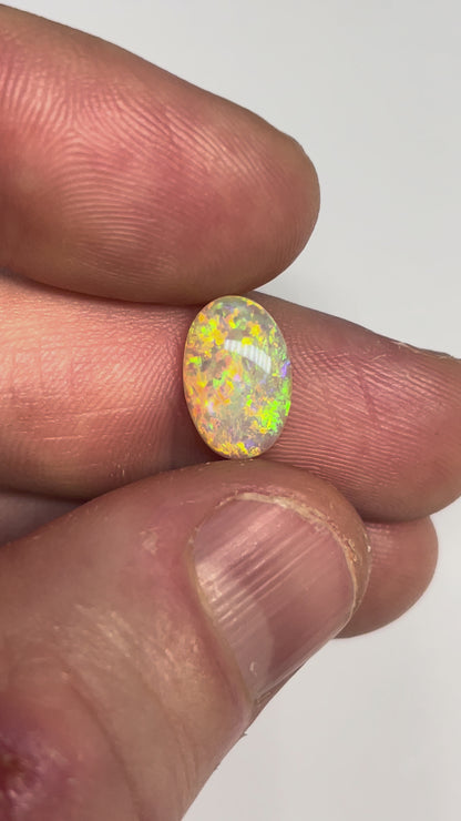 1.8ct Lightning Ridge Crystal Opal